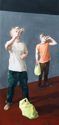 A CHAT by Topi Ruotsalainen - Auction record, sale price, and art valuation. Compare with similar artists and explore comparable artworks.