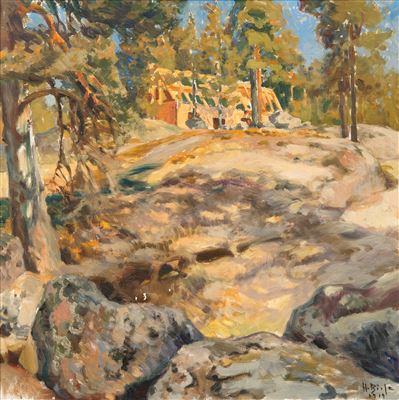 FOREST VIEW by Helmi Biese - Auction record, sale price, and art valuation. Compare with similar artists and explore comparable artworks.