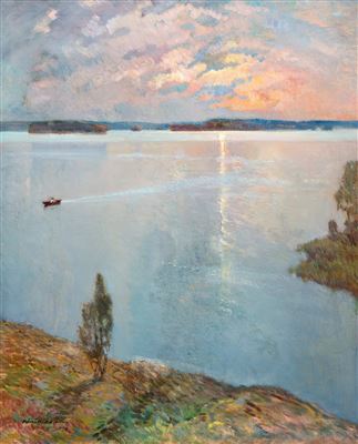LAKE LANDSCAPE by Vaino Hamalainen - Auction record, sale price, and art valuation. Compare with similar artists and explore comparable artworks.