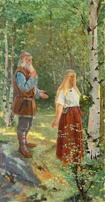 Sample artwork by Sigfrid August Keinanen (1841 - 1914), known for painting - View similar artists and auction records