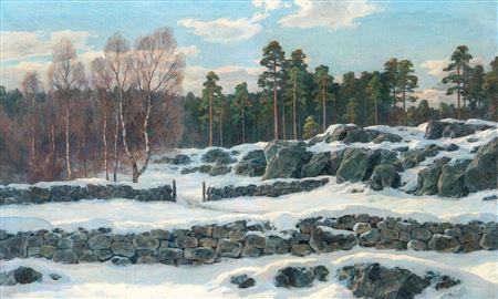 WINTER LANDSCAPE.