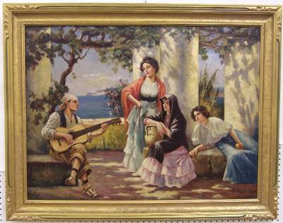 Women Listening to Musician