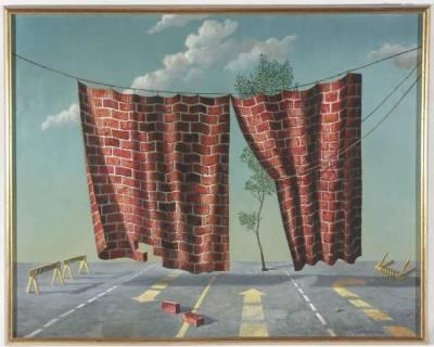 Curtain by Curt Frankenstein - Auction record, sale price, and art valuation. Compare with similar artists and explore comparable artworks.