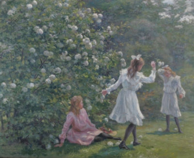 Children Playing in the Garden by Alfred Juergens - Auction record, sale price, and art valuation. Compare with similar artists and explore comparable artworks.