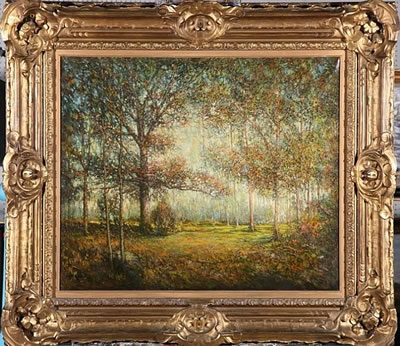 Impressionist summer landscape