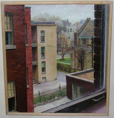 View from the artist studio