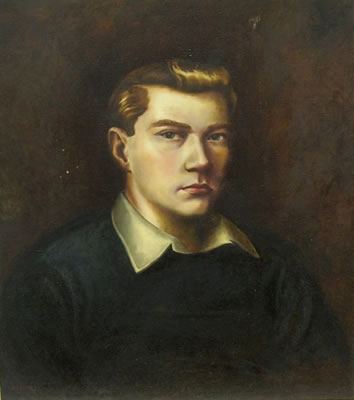Portrait of Robert W Addison: Self-portrait