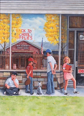 Back to school by Robert Howe - Auction record, sale price, and art valuation. Compare with similar artists and explore comparable artworks.
