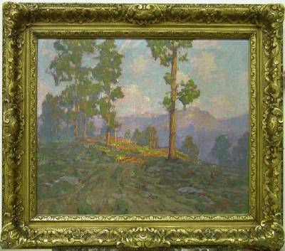 Impressionist plein air landscape by Cecil Chichester - Auction record, sale price, and art valuation. Compare with similar artists and explore comparable artworks.