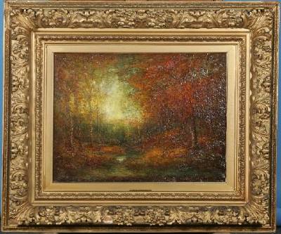Impressionist landscape by Hudson Mindell Kitchell - Auction record, sale price, and art valuation. Compare with similar artists and explore comparable artworks.