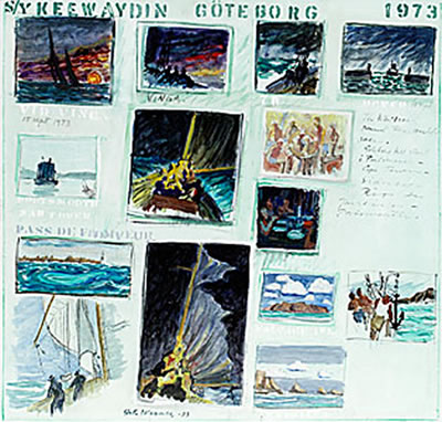 S/Y KEEWAYDIN GÖTEBORG 1973