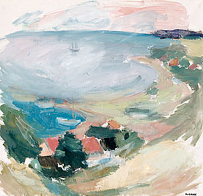 MOT HORISONTEN, HVEN by Gustav Rudberg - Auction record, sale price, and art valuation. Compare with similar artists and explore comparable artworks.