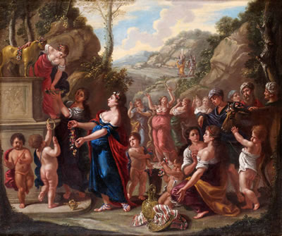 DANSEN KRING GULDKALVEN