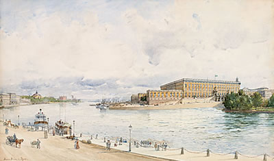 VY ÖVER STOCKHOLMS SLOTT
