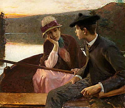 AFTONRODD by Georg Pauli - Auction record, sale price, and art valuation. Compare with similar artists and explore comparable artworks.