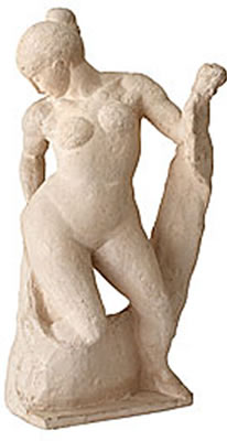 FEMME S'ESSUYANT