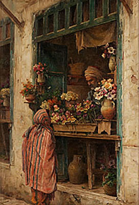 ARABISK BLOMSTERMARKNAD