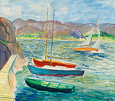 Sample artwork by Ragnvald Magnusson (1904 - 1984), known for painting - View similar artists and auction records