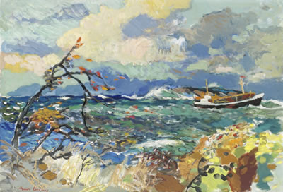 Sample artwork by Harald Lindberg (1901 - 1976), known for painting - View similar artists and auction records