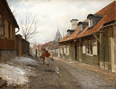 Sample artwork by Victor Forssell (1846 - 1931), known for painting - View similar artists and auction records