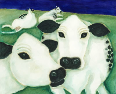 Kor mot blå himmel by Berta Hansson - Auction record, sale price, and art valuation. Compare with similar artists and explore comparable artworks.