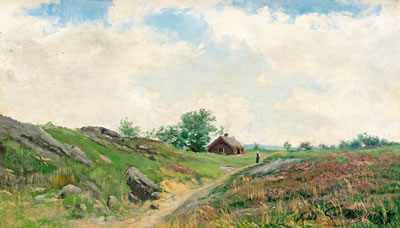 Sommar, triptyk (3) by Konrad Simonsson - Auction record, sale price, and art valuation. Compare with similar artists and explore comparable artworks.