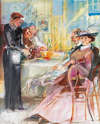 Sample artwork by Bo Ake Adamsson (Born 1941), known for painting, sculpture, graphic art - View similar artists and auction records