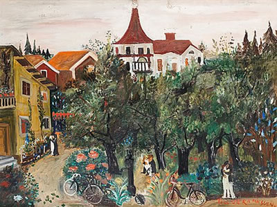 "Sommarnatt" (Tumba) by Sven (X-et) Leonard Erixson - Auction record, sale price, and art valuation. Compare with similar artists and explore comparable artworks.