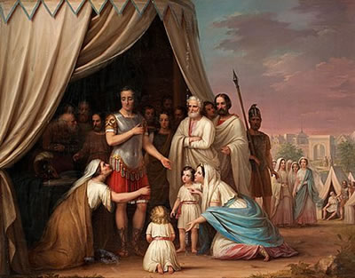 Coriolanus besieging Rome