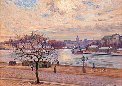 Motif from Strandvägen in Stockholm.