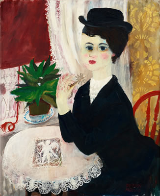 "Flicka i ridkläder" (Girl in riding clothes)