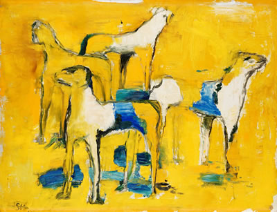"Ingens hundar" (Nobody's dogs) by Staffan Hallstrom - Auction record, sale price, and art valuation. Compare with similar artists and explore comparable artworks.