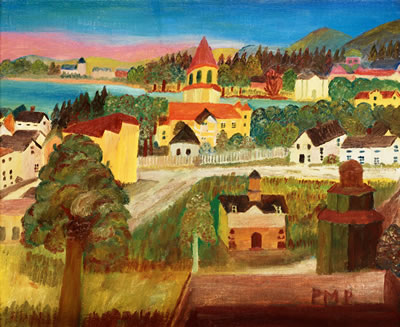 View over Frösö and Oviks mountain by Primus Mortimer Pettersson - Auction record, sale price, and art valuation. Compare with similar artists and explore comparable artworks.