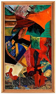 Sample artwork by Dick Bengtsson (1936 - 1989), known for painting - View similar artists and auction records