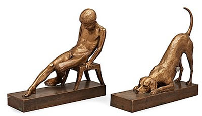 Boy and dog. (2) by Gerda Sprinchorn - Auction record, sale price, and art valuation. Compare with similar artists and explore comparable artworks.