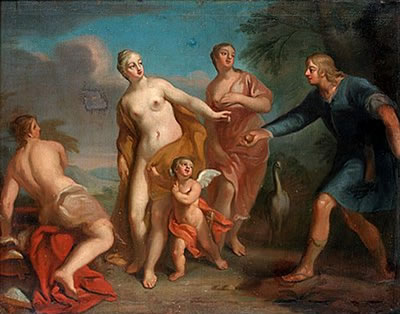 Mythological scene.