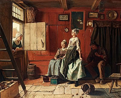 The surprise. by Ferdinand Fagerlin - Auction record, sale price, and art valuation. Compare with similar artists and explore comparable artworks.