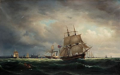 "Vy av Öresund".