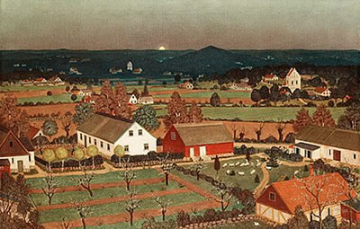 "Motiv från Arild" (Scene from Arild).