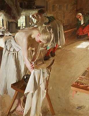 "Söndagsmorgon" (Sunday morning).