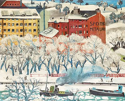 Karlberg, Stockholm in winter