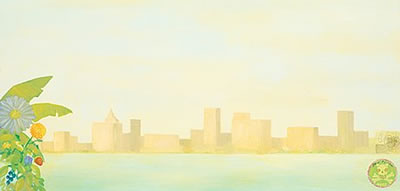 "Tropikstad" (Tropical City).