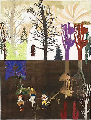 "Dödsskogen" (The Forest of Death).
