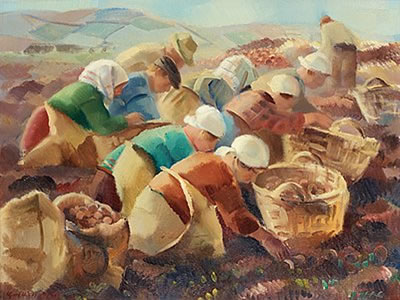 "Potatisplockare" (Picking Potatoes)