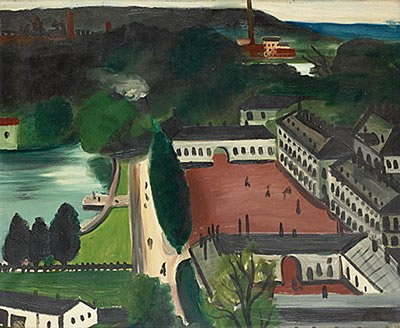 View over Karlberg Castle