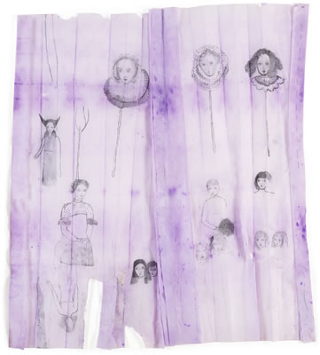 "en violett doft av nykammat hår / eller som att normalisera / no VII" (a violet scent of newly combed hair... / no VII)