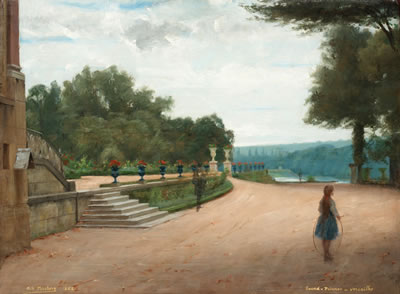 Park scene from Versailles.