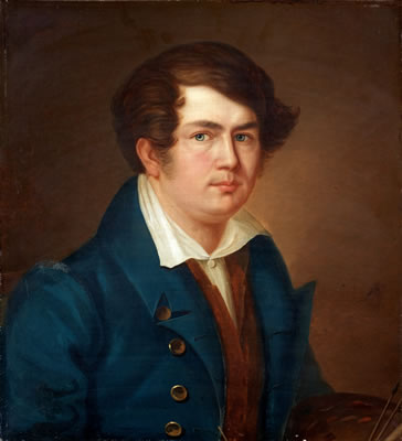 Portrait of Wilhelm Nordgren: Self-portrait
