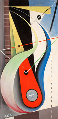 "Komposition (Le Coq Hardi)" (Composition). (d)