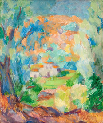 Sample artwork by Hadar Jonzen (1885 - 1977), known for painting - View similar artists and auction records